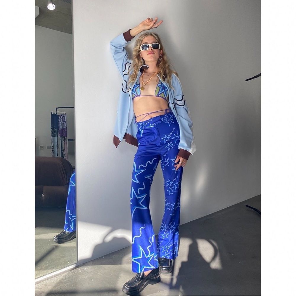 House of Sunny Infinity Star High Rise Pants 4